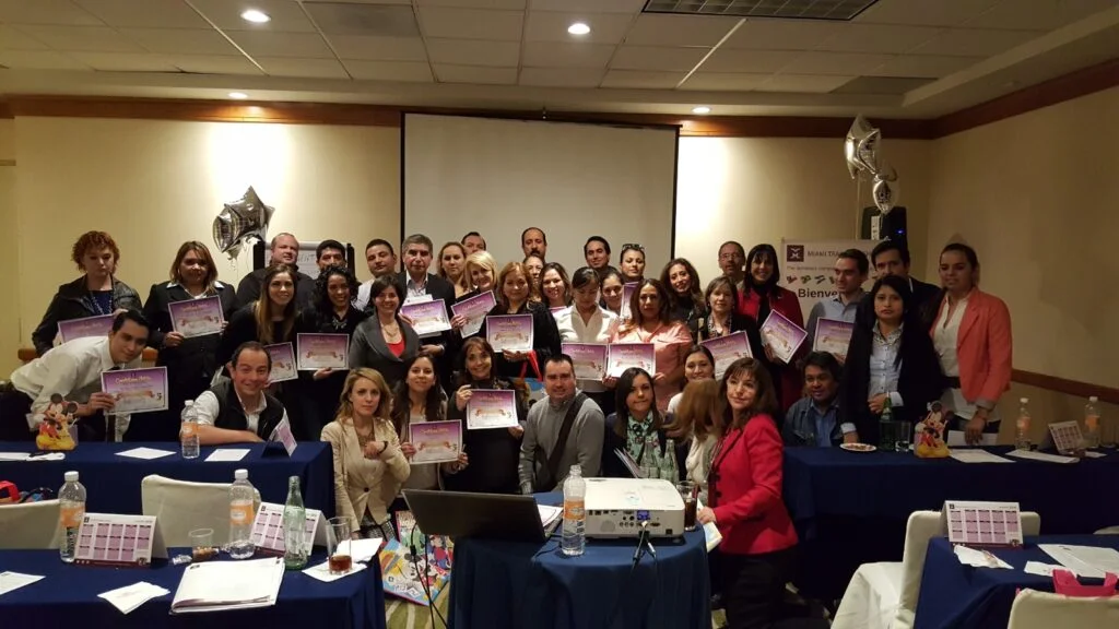 Grupo de participantes certificados