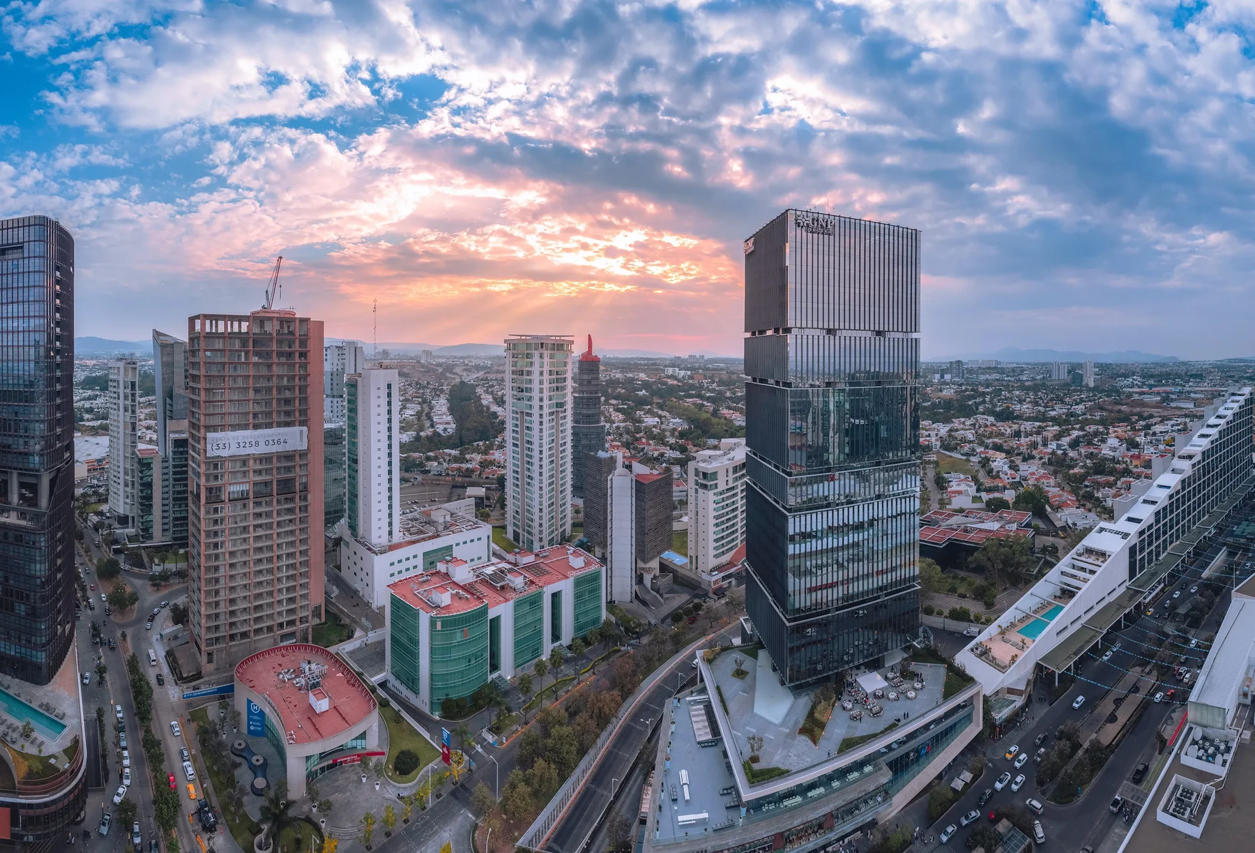 Vista panorámica de Guadalajara