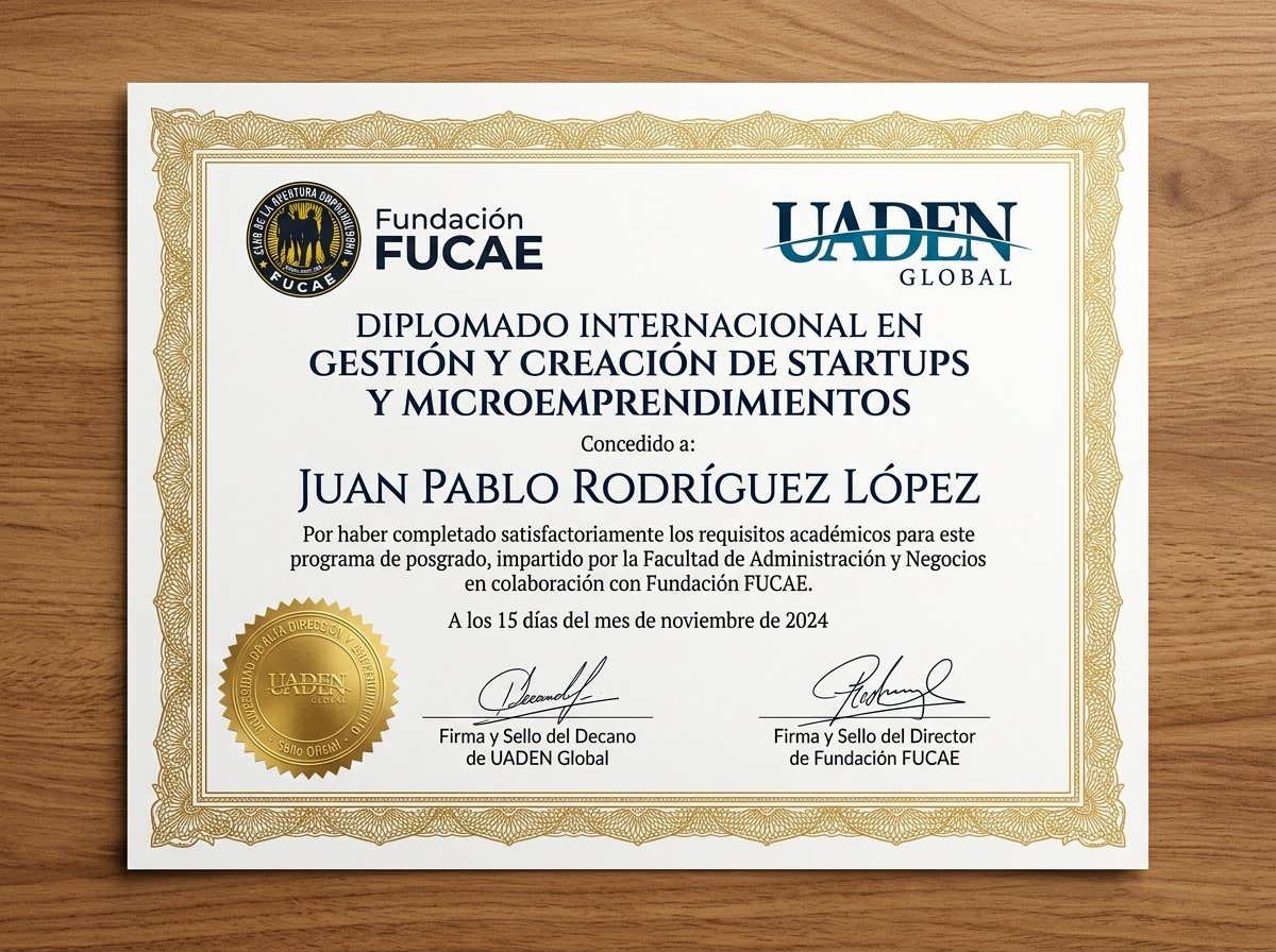 Diploma Internacional en Gestión y Creación de Startups y Microemprendimientos